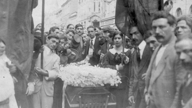 morte do sapateiro espanhol, greve de 1917, greves