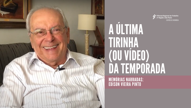 A ÚLTIMA TIRINHA (OU VÍDEO) DA TEMPORADA